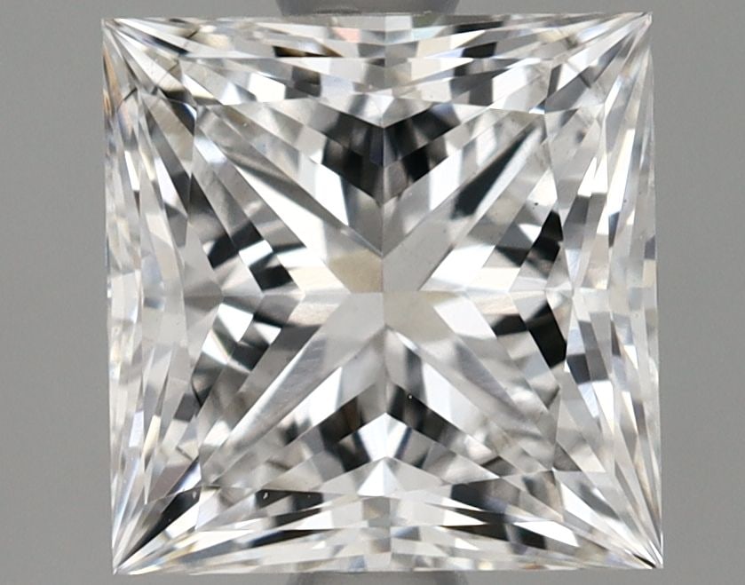 Loose Lab Diamond IGI Princess 1.69ct E VS2: Loose Lab Diamond IGI Princess 1.69ct E VS2 Loose lab-grown diamond, IGI certified, presenting a 1.69ct princess cut in E color with VS2 clarity. Rated Excellent for polish and symmetry, with measurem