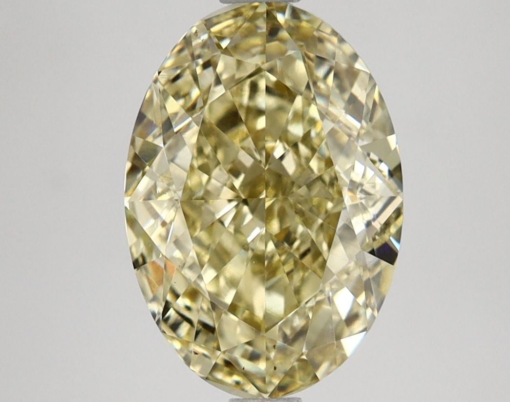 Loose Lab Diamond IGI Oval 3.56ct Fancy Intense Yellow VS1: Loose Lab Diamond IGI Oval 3.56ct Fancy Intense Yellow VS1 Loose lab-grown diamond, 3.56ct, oval cut, Fancy Intense Yellow, VS1 clarity, excellent polish and symmetry, certified by IGI, measurements 1