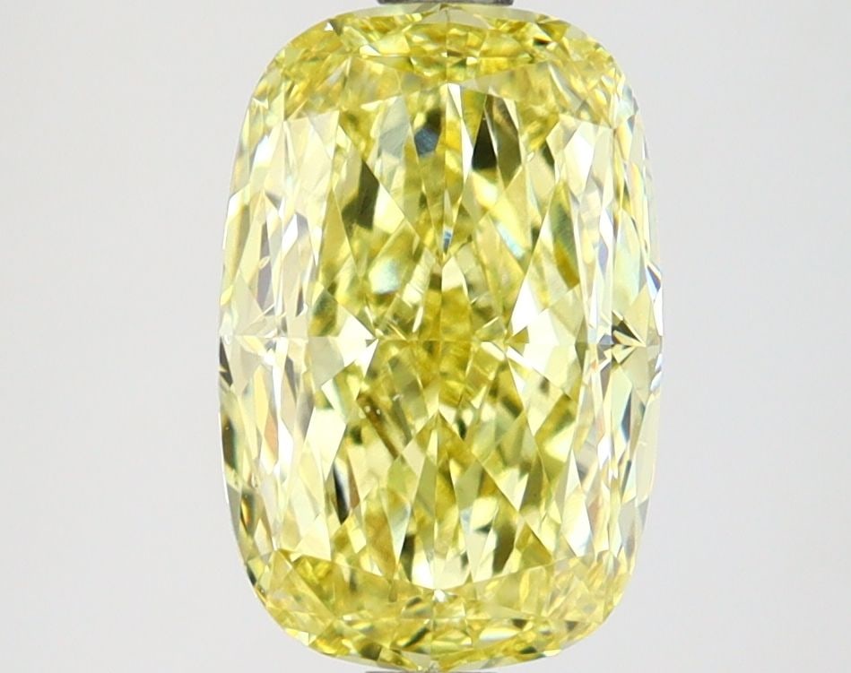 Loose Lab Diamond 2.8ct Fancy Intense Yellow VS1 - IGI Cushion Modified: Loose Lab Diamond 2.8ct Fancy Intense Yellow VS1 - IGI Cushion Modified Loose Lab Diamond, 2.8ct, Fancy Intense Yellow color, VS1 clarity, exhibiting excellent polish and symmetry. Certified by IGI, m