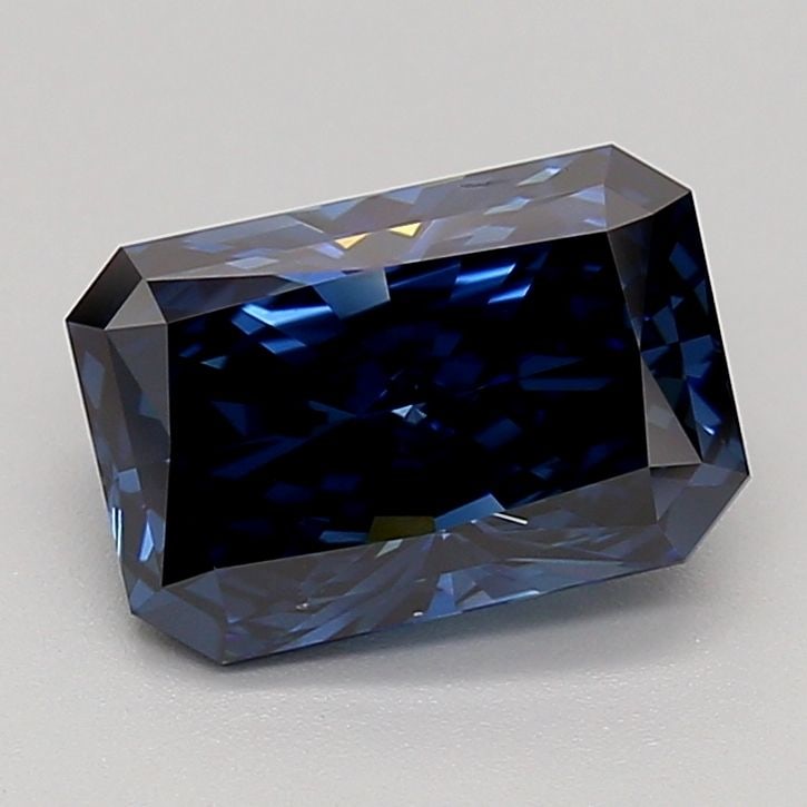 Loose Lab Diamond IGI Radiant 2.04ct Fancy Deep Blue VS1: Loose Lab Diamond IGI Radiant 2.04ct Fancy Deep Blue VS1 Loose lab-grown diamond weighing 2.04 carats, radiant cut, fancy deep blue color, clarity VS1, with IGI certification and measurements of 9.11L