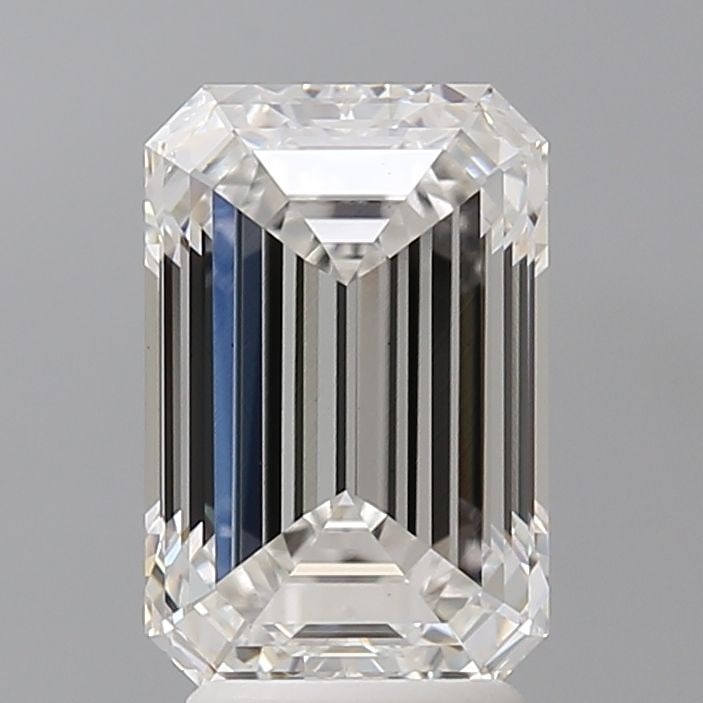 Loose Lab Diamond IGI Emerald 3.6ct F VS1: Loose Lab Diamond IGI Emerald 3.6ct F VS1 Loose Lab Diamond IGI Emerald, 3.6 ct, Color F, Clarity VS1; IGI certification confirms excellent polish and symmetry, measuring 10.71 x 7.11 x 4.74 mm. Item