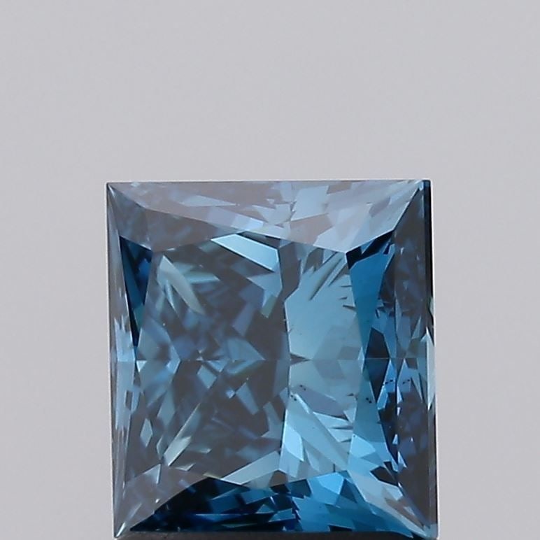 Loose Lab Diamond IGI Princess 1.7ct Fancy Vivid Blue VS2: Loose Lab Diamond IGI Princess 1.7ct Fancy Vivid Blue VS2 Loose Lab Diamond IGI Princess, 1.7ct, Color Fancy Vivid Blue, Clarity VS2, with EX Polish and EX Symmetry, certified by IGI. Item Specifics: