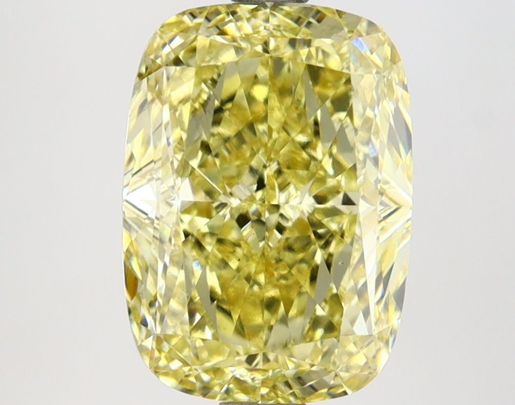 IGI Loose Lab Diamond Cushion Modified 3.58ct Fancy Intense Yellow VS1: IGI Loose Lab Diamond Cushion Modified 3.58ct Fancy Intense Yellow VS1 3.58ct loose lab-grown diamond with a cushion modified cut, fancy intense yellow color, and VS1 clarity, certified by IGI. Item S
