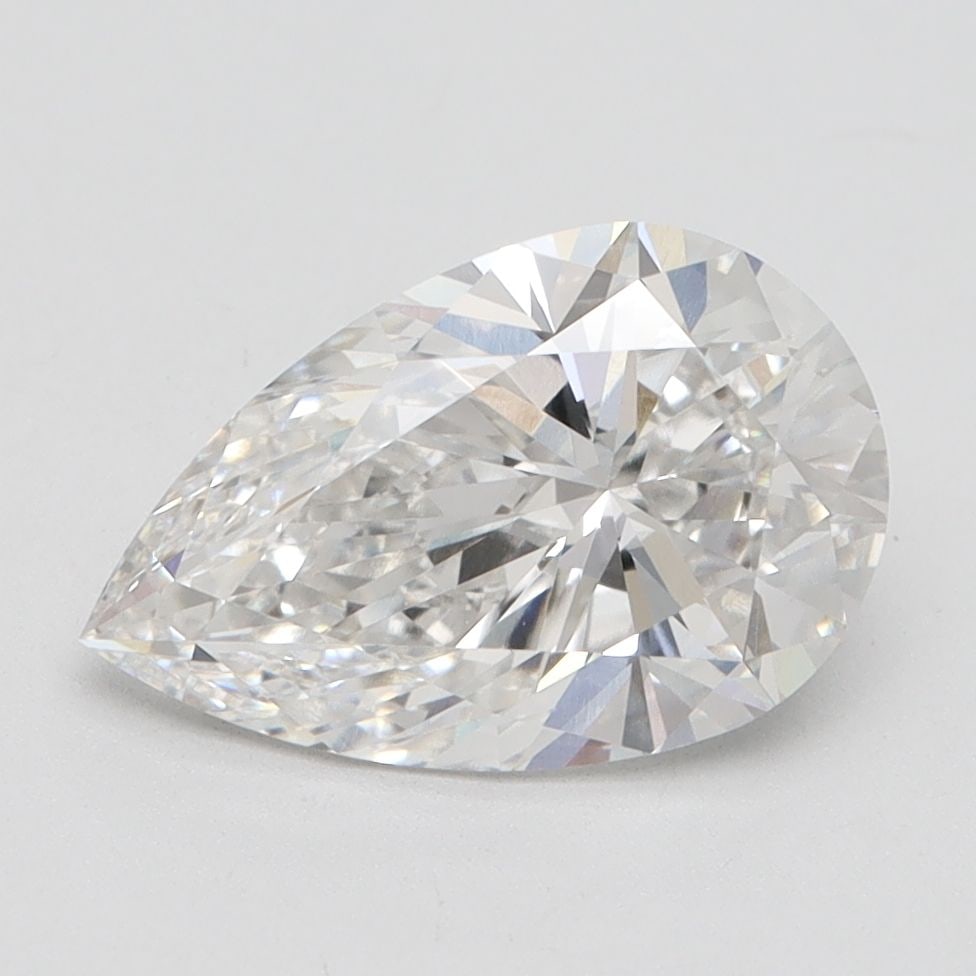 Loose Lab Diamond 2.12ct G VVS2 - IGI Pear: Loose Lab Diamond 2.12ct G VVS2 - IGI Pear A 2.12ct loose lab diamond with a pear shape, this gem has a G color and VVS2 clarity, certified by IGI. Item Specifics: Source: This Is A Real Diamond Grown