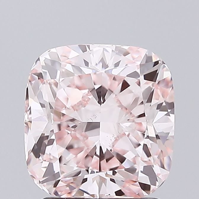 Loose Lab Diamond 2.03ct Fancy Intense Pink VS2 - IGI Cushion Modified: Loose Lab Diamond 2.03ct Fancy Intense Pink VS2 - IGI Cushion Modified Loose lab-grown diamond weighing 2.03ct in Fancy Intense Pink color and VS2 clarity, certified by IGI, featuring excellent polish