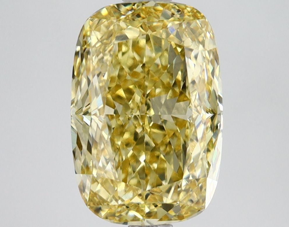 Loose Lab Diamond IGI Cushion Modified 2.99ct Fancy Intense Yellow VS1: Loose Lab Diamond IGI Cushion Modified 2.99ct Fancy Intense Yellow VS1 Loose Lab Diamond IGI Cushion Modified, 2.99ct, Color Fancy Intense Yellow, Clarity VS1, with EX polish and symmetry. IGI certifi