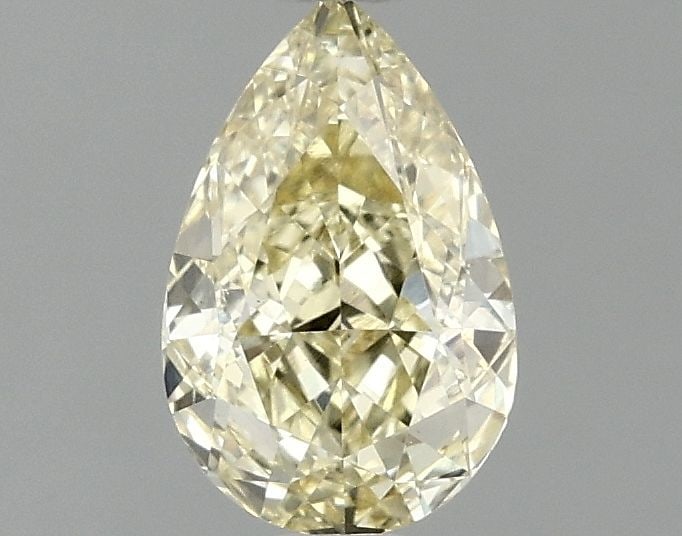 Loose Lab Diamond Pear 1.06ct Fancy Intense Yellow VS1: Loose Lab Diamond Pear 1.06ct Fancy Intense Yellow VS1 Loose Lab Diamond Pear, weighing 1.06ct, exhibits a Fancy Intense Yellow color and VS1 clarity, featuring excellent polish and symmetry.