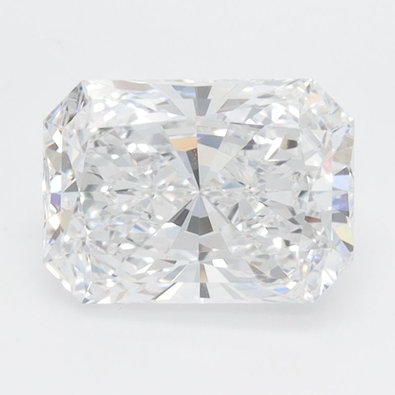 Loose Lab Diamond IGI Radiant 1.59ct D VVS1: Loose Lab Diamond IGI Radiant 1.59ct D VVS1 Loose Lab Diamond IGI Radiant, weighing 1.59ct, with a D color and VVS1 clarity, featuring excellent polish and symmetry. Certified by IGI, measuring 8.37L