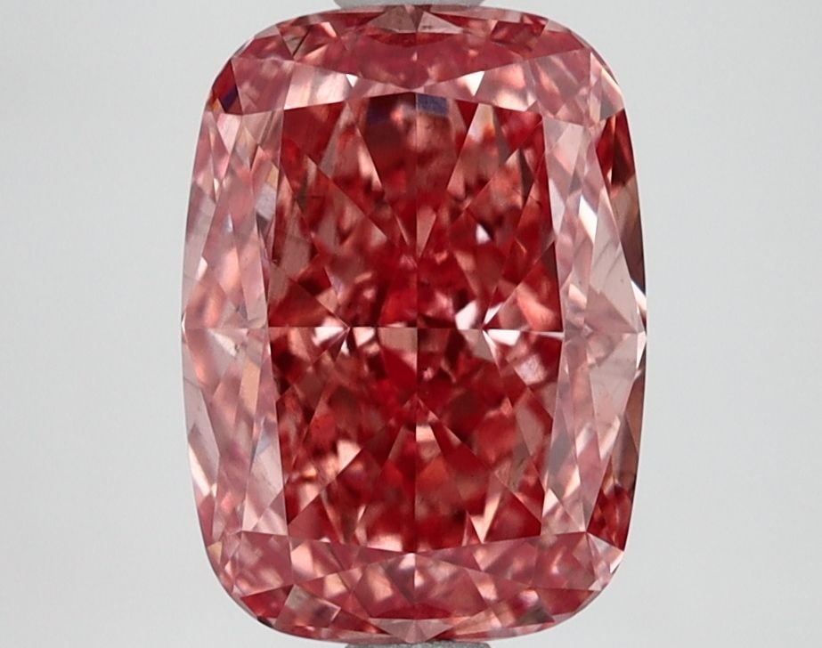 Loose Lab Diamond IGI Cushion Modified 2.84ct Fancy Vivid Pink VS2: Loose Lab Diamond IGI Cushion Modified 2.84ct Fancy Vivid Pink VS2 Loose Lab Diamond IGI Cushion Modified 2.84ct, Color Fancy Vivid Pink, Clarity VS2, with EX Polish and EX Symmetry. Certified by IGI,