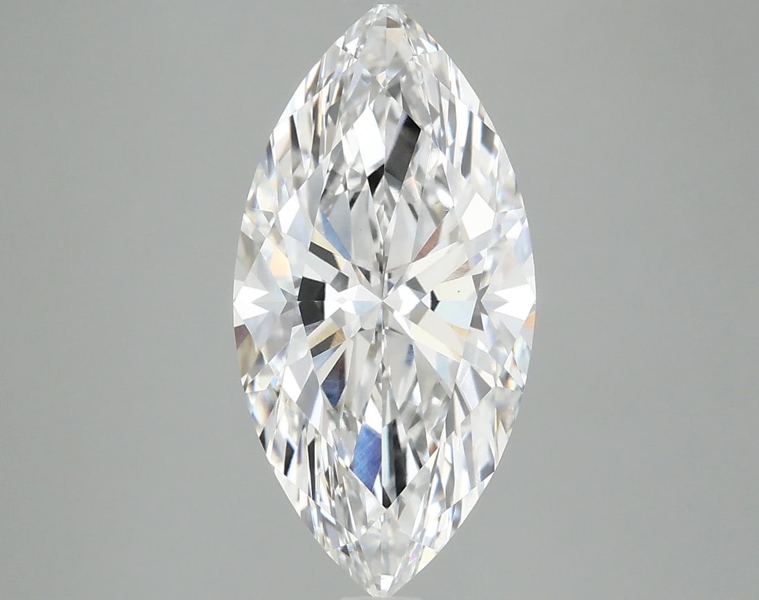 Loose Lab Diamond IGI Marquise 4.07ct E VS1: Loose Lab Diamond IGI Marquise 4.07ct E VS1 Loose Lab Diamond IGI Marquise, 4.07ct in color E with clarity VS1, features excellent polish and symmetry, measuring 16.51L X 8.25W X 5.24H, certified by I