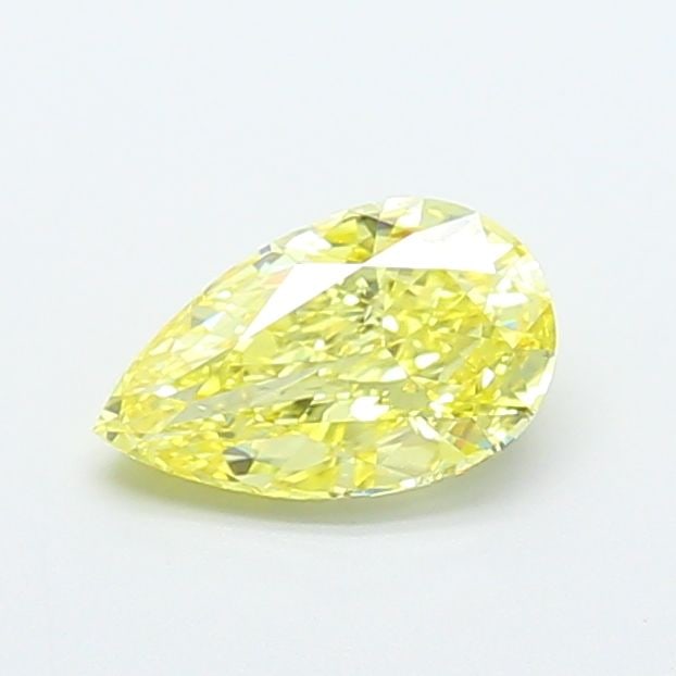 Loose Lab Diamond IGI Pear 2.0ct Fancy Intense Yellow VS2: Loose Lab Diamond IGI Pear 2.0ct Fancy Intense Yellow VS2 Loose lab-grown diamond, IGI certified, weighing 2.0ct with a pear cut, color Fancy Intense Yellow, clarity VS2, and measures 10.85L x 6.52W x