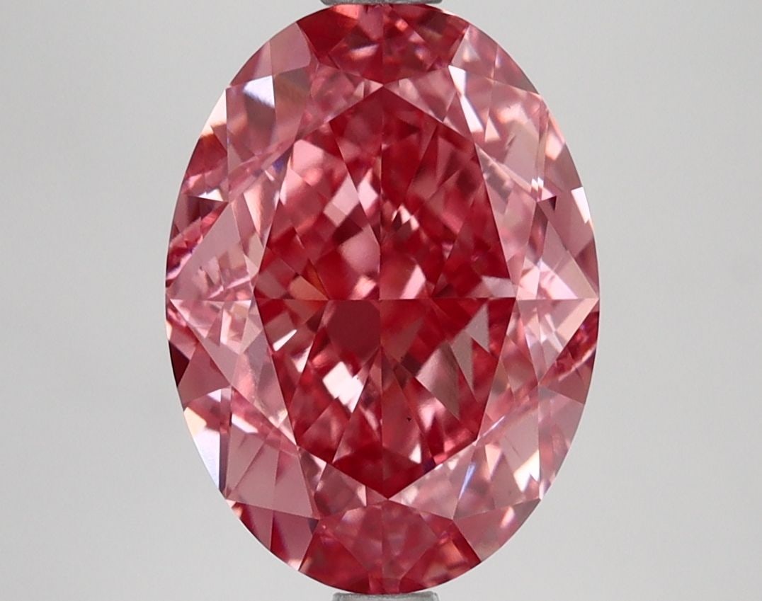 Loose Lab Diamond IGI Oval 4.5ct Fancy Vivid Pink VS1: Loose Lab Diamond IGI Oval 4.5ct Fancy Vivid Pink VS1 This 4.5ct Loose Lab Diamond showcases a Fancy Vivid Pink color and VS1 clarity, IGI certified, with measurements of 11.44L x 8.36W x 5.8H. Item S