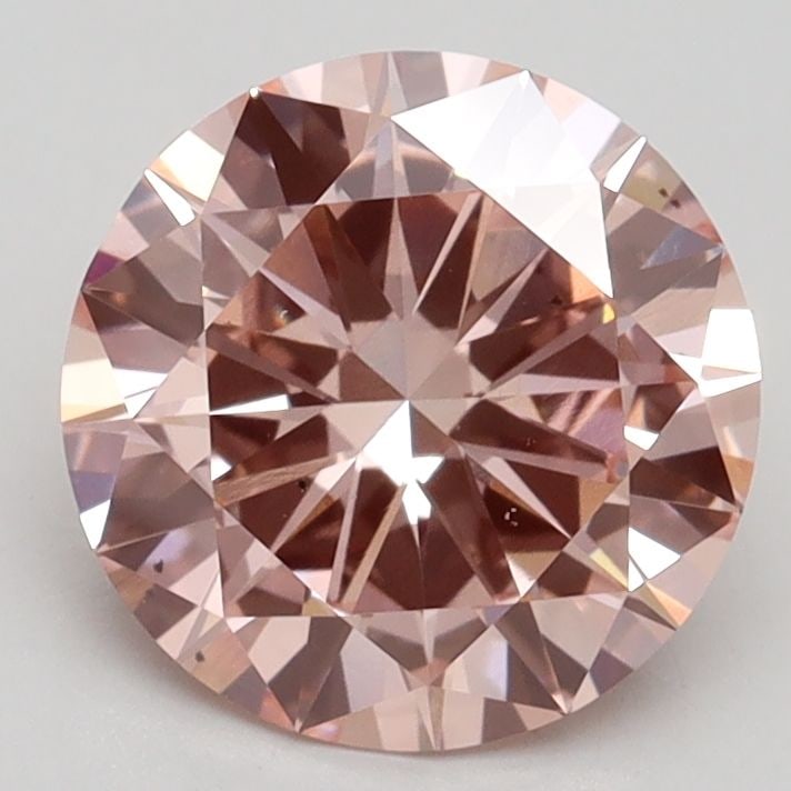 Loose Lab Diamond 2.02ct Fancy Intense Pink VS2 - IGI Round: Loose Lab Diamond 2.02ct Fancy Intense Pink VS2 - IGI Round Loose Lab Diamond, 2.02ct, Fancy Intense Pink, VS2 clarity, with very good cut, excellent polish, and very good symmetry, measuring 8.36L x