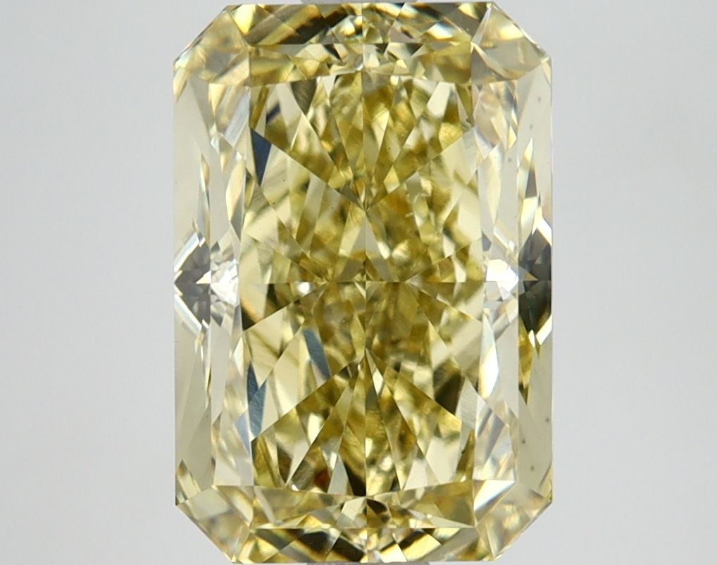 Loose Lab Diamond IGI Radiant 3.82ct Fancy Intense Yellow VS1: Loose Lab Diamond IGI Radiant 3.82ct Fancy Intense Yellow VS1 Loose lab-grown diamond, IGI certified, 3.82ct radiant cut, fancy intense yellow color, VS1 clarity, with good polish and symmetry. Item S