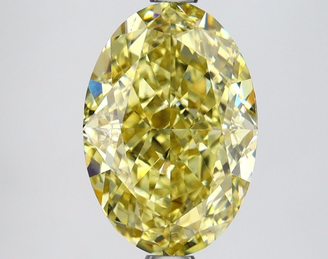 Loose Lab Diamond IGI Oval 3.47ct Fancy Intense Yellow VS2: Loose Lab Diamond IGI Oval 3.47ct Fancy Intense Yellow VS2 Loose Lab Diamond IGI Oval, 3.47ct, Fancy Intense Yellow, VS2 clarity, with excellent polish and symmetry; certified by IGI. Item Specifics:
