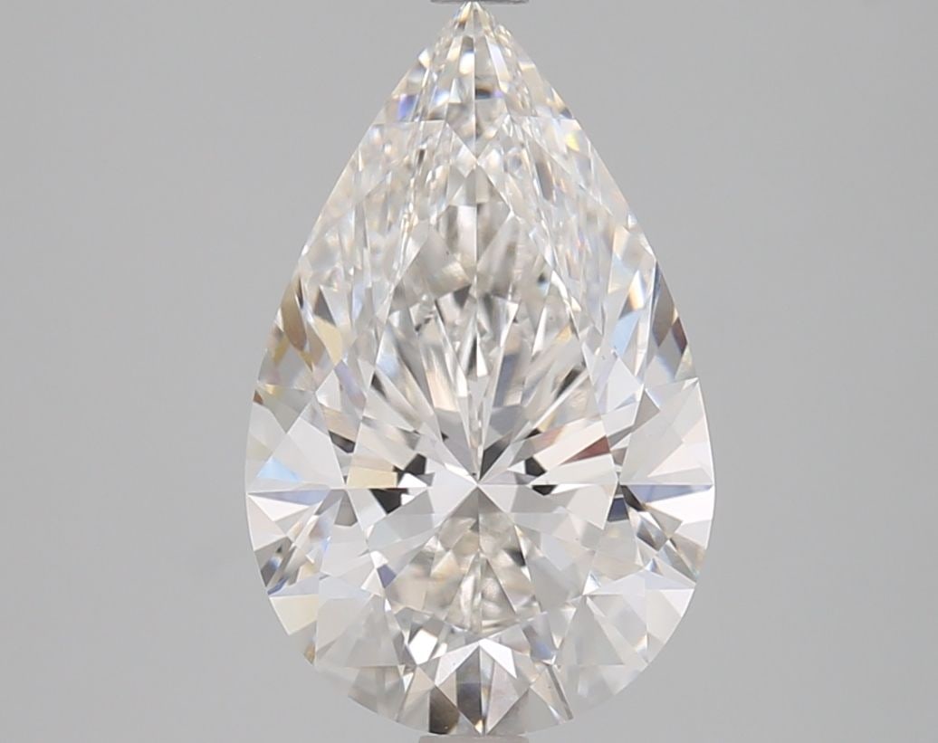 Loose Lab Diamond IGI Pear 3.54ct G VS1: Loose Lab Diamond IGI Pear 3.54ct G VS1 A loose lab-created diamond weighing 3.54 ct in a pear shape, featuring G color and VS1 clarity, certified by IGI. Item Specifics: Source: This Is A Real Diamon