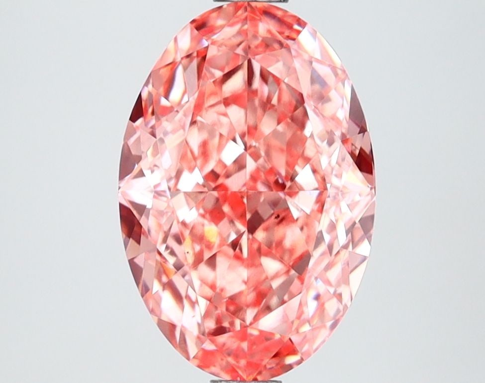 Loose Lab Diamond IGI Oval 2.55ct Fancy Vivid Pink VS2: Loose Lab Diamond IGI Oval 2.55ct Fancy Vivid Pink VS2 This 2.55 ct oval lab-created diamond presents a fancy vivid pink color with VS2 clarity, certified by IGI. Item Specifics: Source: This Is A Rea