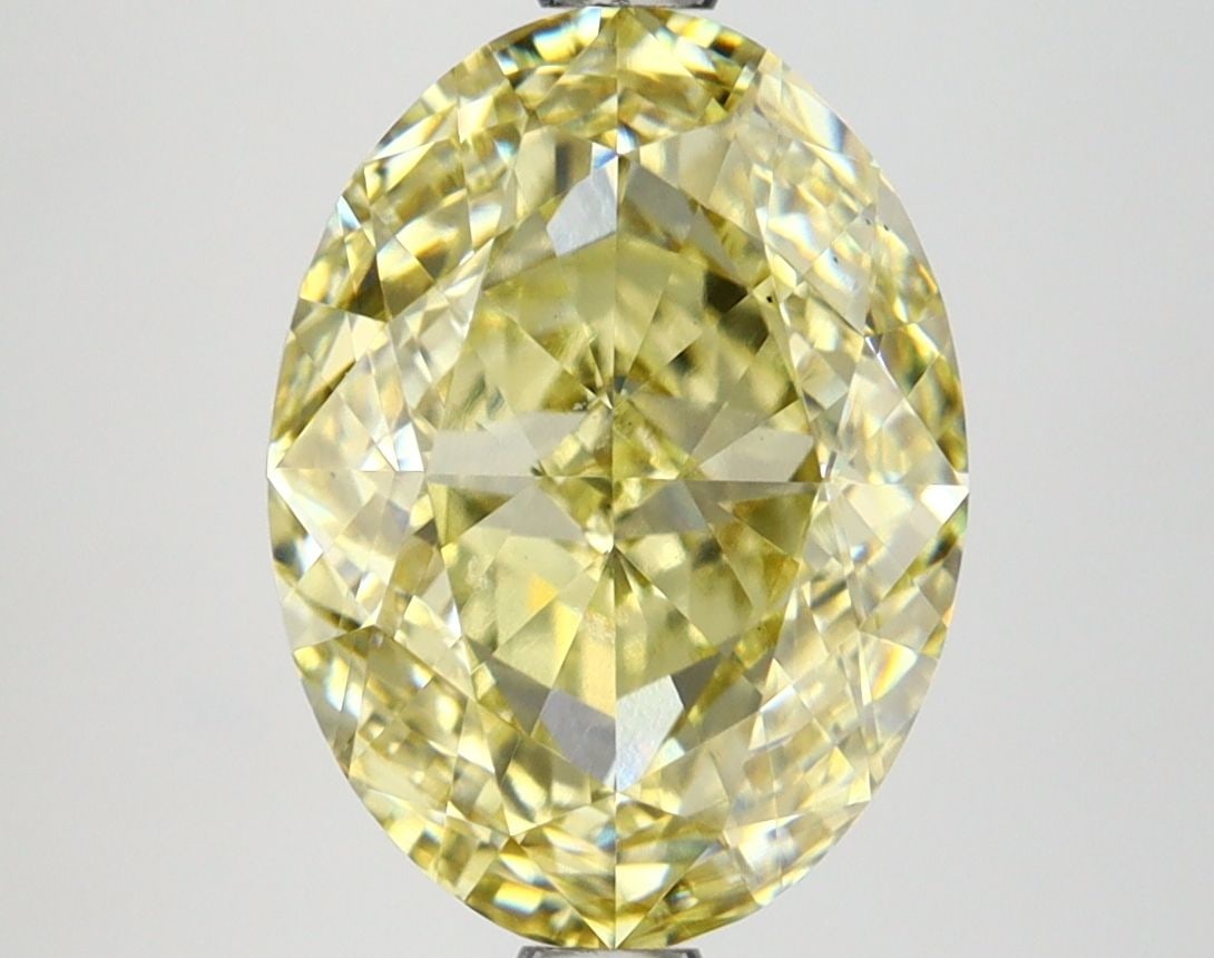 Loose Lab Diamond IGI Oval 3.69ct Fancy Yellow VS1: Loose Lab Diamond IGI Oval 3.69ct Fancy Yellow VS1 Loose Lab Diamond IGI Oval weighing 3.69ct, colored Fancy Yellow with VS1 clarity, featuring EX polish and symmetry, measuring 11.11L x 8.22W x 5.05H