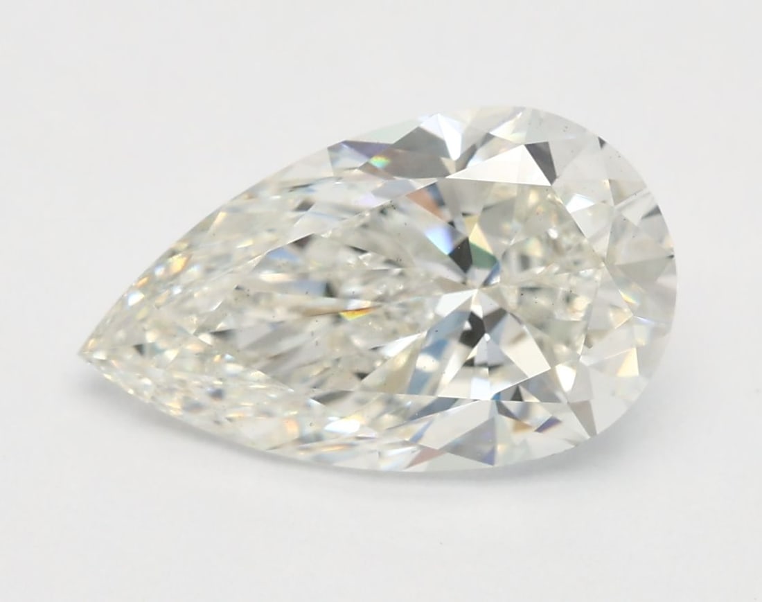 Loose Lab Diamond IGI Pear 2.12ct G VS2: Loose Lab Diamond IGI Pear 2.12ct G VS2 Loose Lab Diamond IGI Pear 2.12ct G VS2 with EX polish and symmetry, measuring 11.5L x 6.76W x 4.4H, certified by IGI. Item Specifics: Source: This Is A Real Di