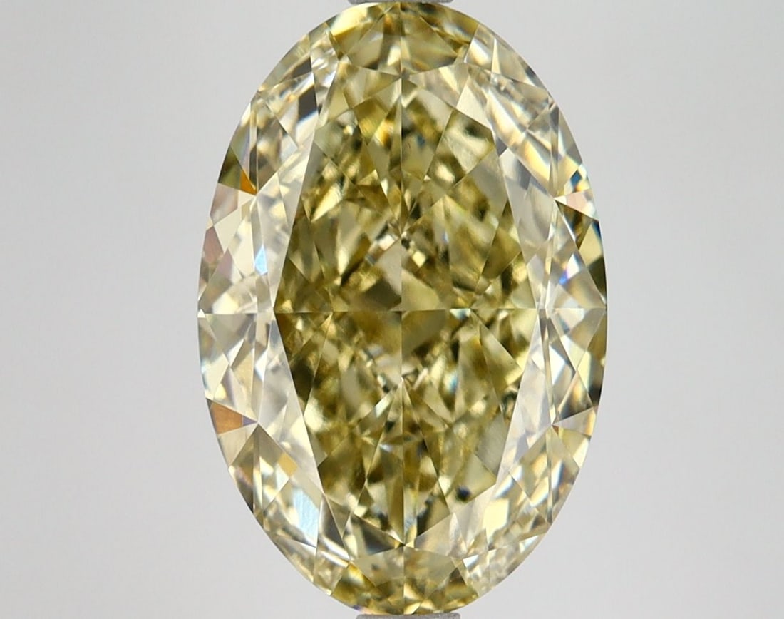 Loose Lab Diamond IGI Oval 4.75ct Fancy Intense Yellow VS1: Loose Lab Diamond IGI Oval 4.75ct Fancy Intense Yellow VS1 Loose lab-grown diamond, IGI certified, weighing 4.75 carats in an oval shape, with a fancy intense yellow color and VS1 clarity. Measurement