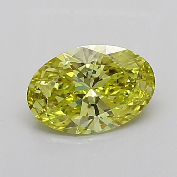 Loose Lab Diamond IGI Oval 1.0ct Fancy Intense Yellow VS2: Loose Lab Diamond IGI Oval 1.0ct Fancy Intense Yellow VS2 This 1.0ct loose lab diamond is an oval shape with a fancy intense yellow color and VS2 clarity, certified by IGI. It measures 8.29L x 5.62W x
