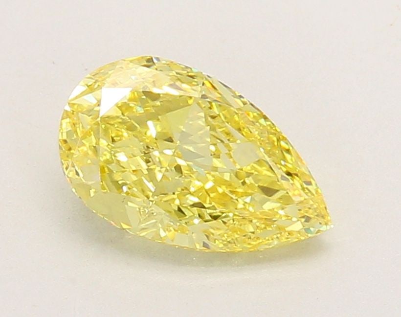 Loose Lab Diamond IGI Pear 1.5ct Fancy Intense Yellow VS1: Loose Lab Diamond IGI Pear 1.5ct Fancy Intense Yellow VS1 Loose lab-grown diamond IGI certified, 1.5ct, Fancy Intense Yellow color, VS1 clarity, with excellent polish and very good symmetry. Measureme