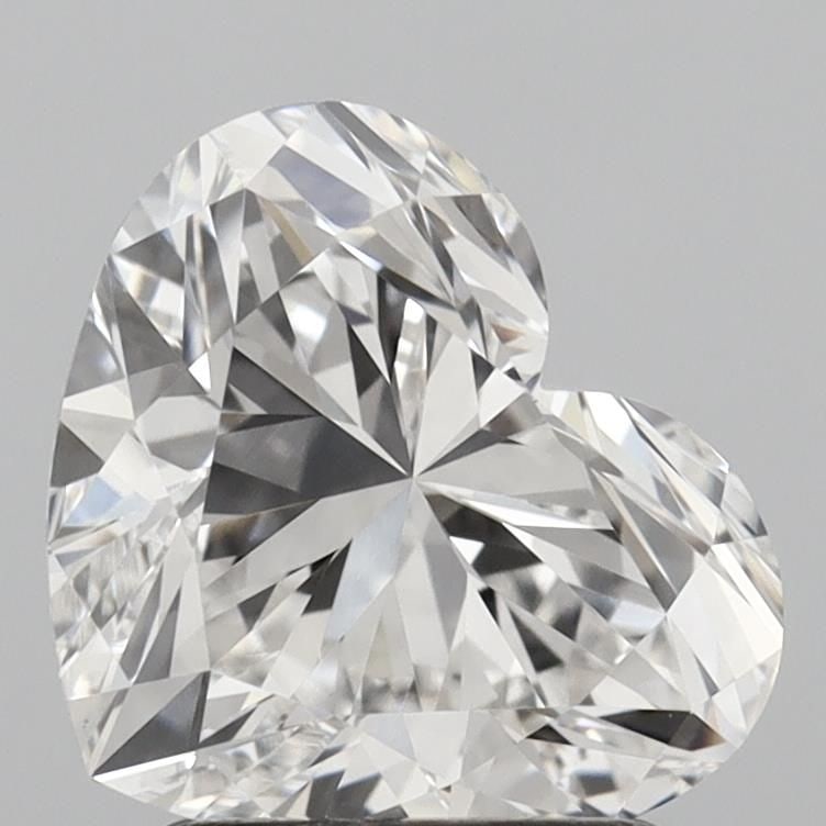 Loose Lab Diamond IGI Heart 2.07ct F VVS2: Loose Lab Diamond IGI Heart 2.07ct F VVS2 Loose lab-grown diamond of 2.07ct in a heart cut, F color, and VVS2 clarity, certified by IGI. Measurements are 7.36L x 8.75W x 5.31H. Item Specifics: Source: