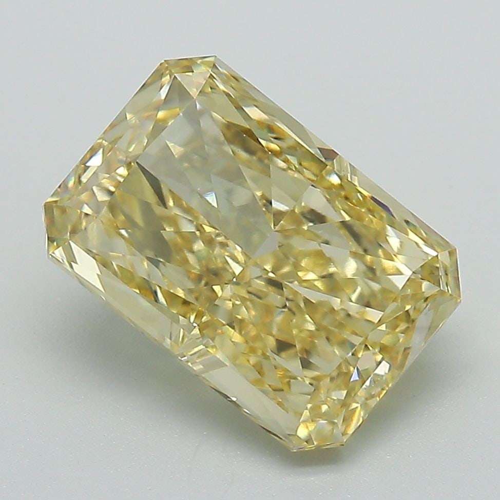 Loose Lab Diamond IGI Radiant 3.76ct Fancy Intense Yellow VS1: Loose Lab Diamond IGI Radiant 3.76ct Fancy Intense Yellow VS1 Loose Lab Diamond IGI Radiant 3.76ct in Fancy Intense Yellow, VS1 clarity, with excellent polish and symmetry. Certified by IGI, measuring