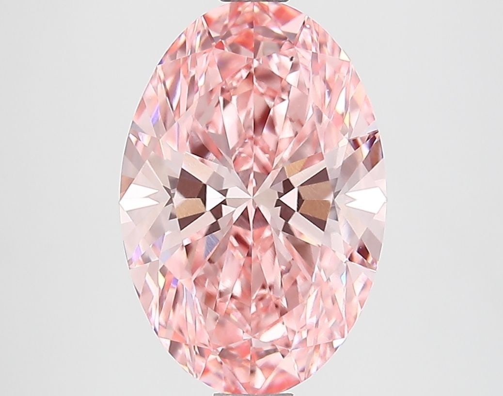 Loose Lab Diamond IGI Oval 2.95ct Fancy Vivid Pink VS1: Loose Lab Diamond IGI Oval 2.95ct Fancy Vivid Pink VS1 Loose Lab Diamond IGI Oval, 2.95ct, Fancy Vivid Pink color, VS1 clarity, EX polish, and EX symmetry. Certified by IGI, measurements are 11.86L X
