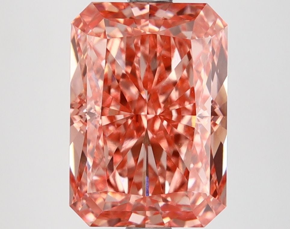 Loose Lab Diamond IGI Radiant 3.74ct Fancy Vivid Pink VS1: Loose Lab Diamond IGI Radiant 3.74ct Fancy Vivid Pink VS1 Loose Lab Diamond IGI Radiant, 3.74ct, Color Fancy Vivid Pink, Clarity VS1, featuring Excellent Polish and Symmetry, certified by IGI. Item Sp