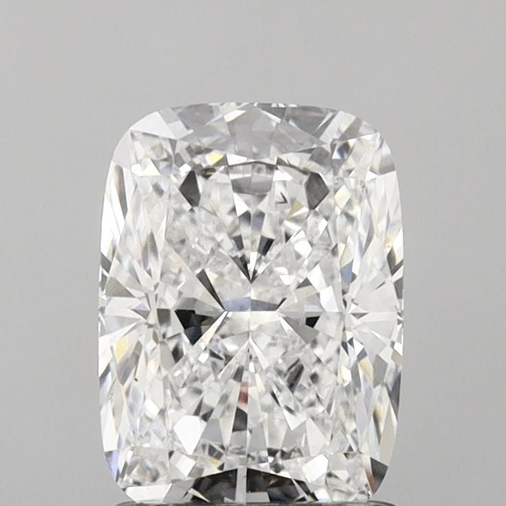 Loose Lab Diamond IGI Cushion Brilliant 1.6ct D VS2: Loose Lab Diamond IGI Cushion Brilliant 1.6ct D VS2 Loose Lab Diamond IGI Cushion Brilliant, 1.6ct with color D and clarity VS2. It has excellent polish and symmetry, measuring 8.24L x 6.0W x 4.03H, c