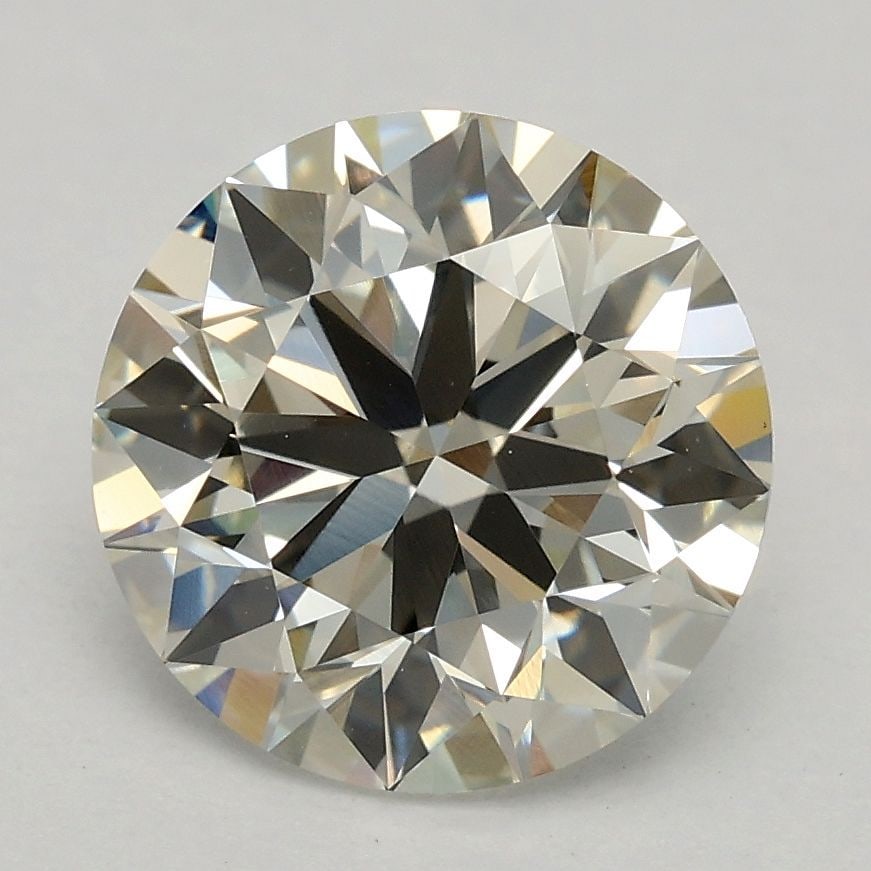 Ideal Loose Lab Diamond IGI Round 2.12ct J VVS2: Ideal Loose Lab Diamond IGI Round 2.12ct J VVS2 Ideal Loose Lab Diamond IGI Round, 2.12ct with color J and clarity VVS2. It measures 8.2L x 8.22W x 5.09H, featuring excellent polish and symmetry, cert