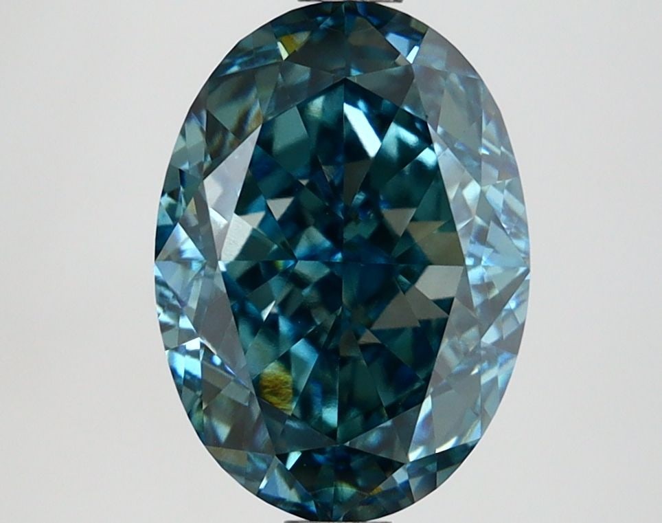 Oval IGI 3.05ct Fancy Vivid Blue VS1 - Loose Lab Diamond: Oval IGI 3.05ct Fancy Vivid Blue VS1 - Loose Lab Diamond 3.05ct Fancy Vivid Blue VS1 loose lab diamond, certified by IGI with excellent polish and symmetry. Measurements: 10.2L x 7.29W x 5.0H. Item Sp
