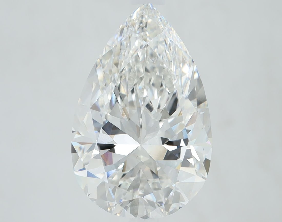 Loose Lab Diamond IGI Pear 3.93ct F VS1: Loose Lab Diamond IGI Pear 3.93ct F VS1 Loose Lab Diamond IGI Pear 3.93ct, F color, VS1 clarity, with excellent polish and symmetry. Certified by IGI, measures 13.46L x 8.65W x 5.64H mm. Item Specific