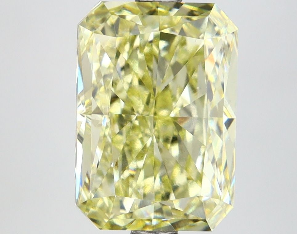 Loose Lab Diamond IGI Radiant 3.55ct Fancy Yellow VS1: Loose Lab Diamond IGI Radiant 3.55ct Fancy Yellow VS1 Loose Lab Diamond IGI certified, 3.55ct, Radiant cut, Fancy Yellow color, VS1 clarity, excellent polish and symmetry, dimensions 10.19L x 7.17W x