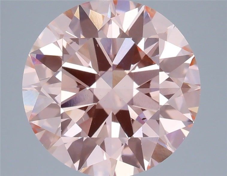 Ideal Loose Lab Diamond IGI Round 4.06ct Fancy Intense Pink VS2: Ideal Loose Lab Diamond IGI Round 4.06ct Fancy Intense Pink VS2 Ideal loose lab diamond, IGI certified, weighing 4.06ct, with a round cut, fancy intense pink color, and VS2 clarity. Measurements are 1