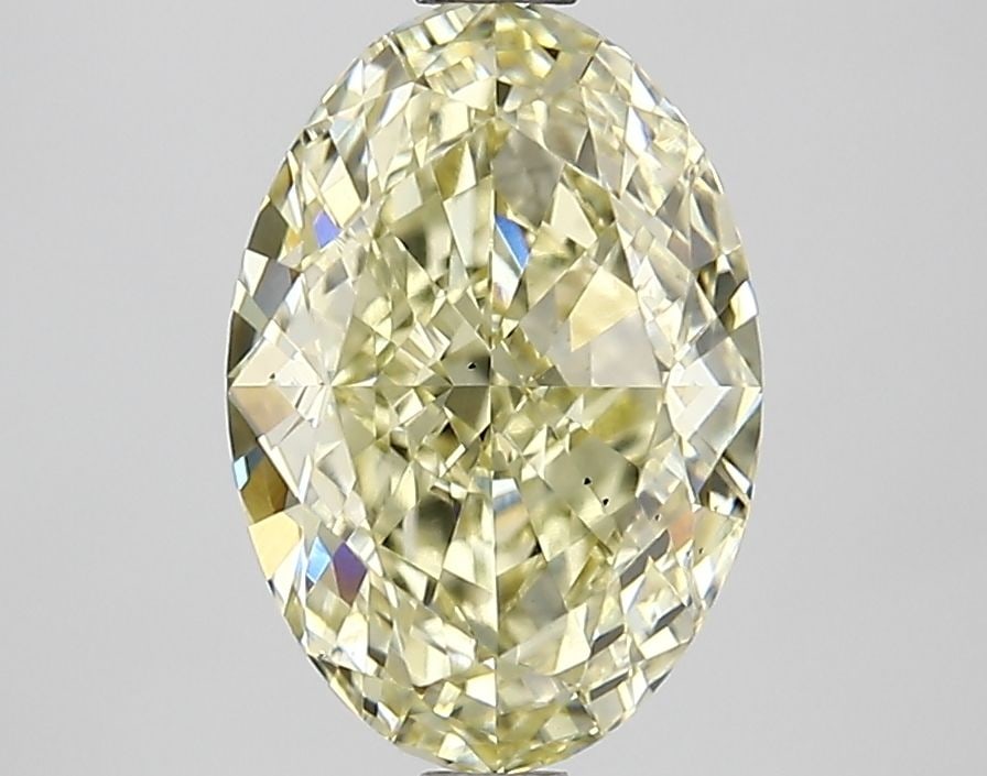 Loose Lab Diamond IGI Oval 2.64ct Fancy Yellow VS2: Loose Lab Diamond IGI Oval 2.64ct Fancy Yellow VS2 Loose Lab Diamond IGI certified, 2.64ct Oval cut in Fancy Yellow color, VS2 clarity with excellent polish and symmetry; measures 10.27L x 7.08W x 4.6