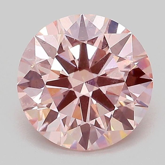 Ideal Loose Lab Diamond IGI Round 2.0ct Fancy Intense Pink VS2: Ideal Loose Lab Diamond IGI Round 2.0ct Fancy Intense Pink VS2 Ideal Loose Lab Diamond IGI Round 2.0ct Fancy Intense Pink VS2, featuring a VG polish, EX symmetry, and dimensions of 8.1L X 8.16W X 4.89