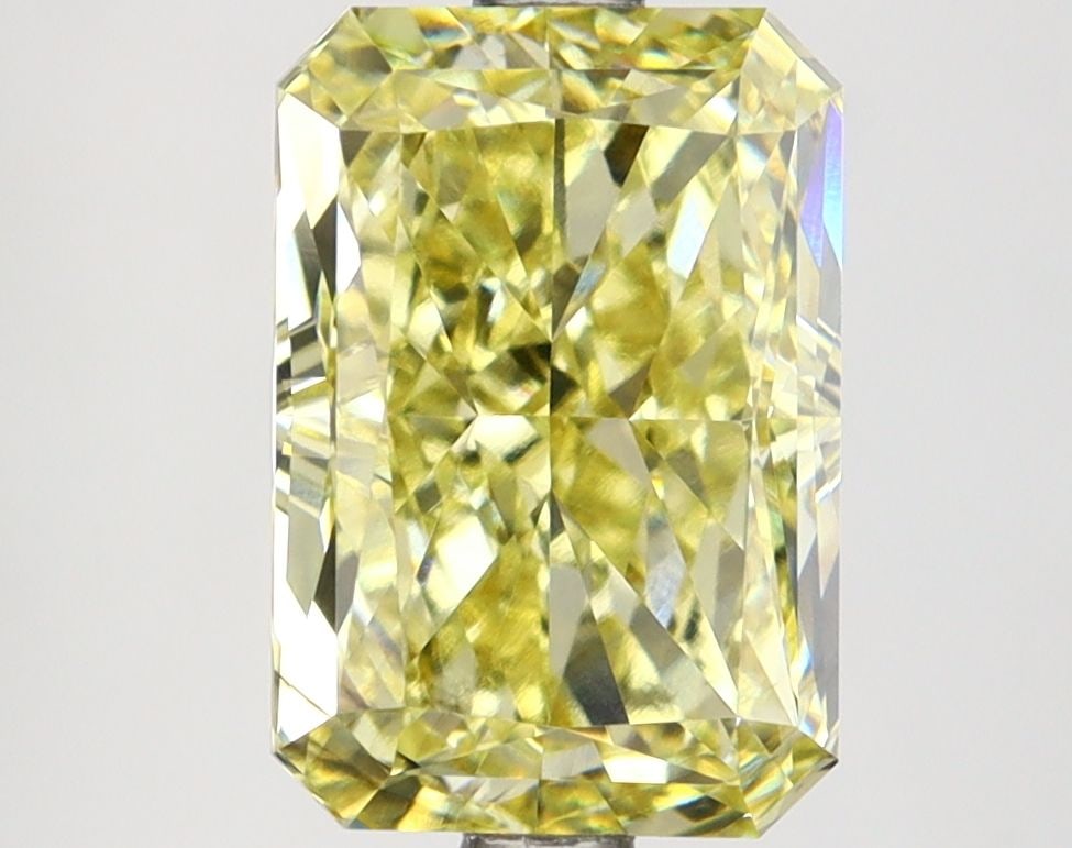 Loose Lab Diamond IGI Radiant 3.63ct Fancy Intense Yellow VS2: Loose Lab Diamond IGI Radiant 3.63ct Fancy Intense Yellow VS2 Loose Lab Diamond IGI Radiant, 3.63ct, Fancy Intense Yellow, Clarity VS2, with EX polish and symmetry. Certified by IGI. Item Specifics: S