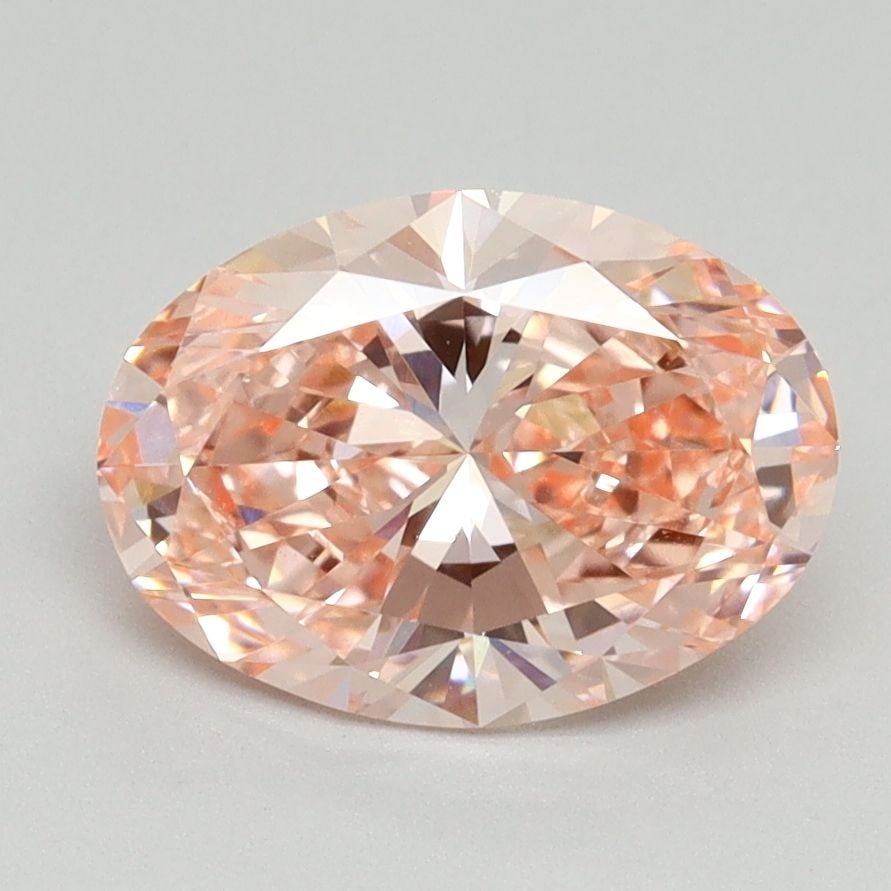 Loose Lab Diamond IGI Oval 2.01ct Fancy Vivid Pink VVS2: Loose Lab Diamond IGI Oval 2.01ct Fancy Vivid Pink VVS2 Loose lab-grown diamond weighing 2.01ct, featuring an oval cut with Fancy Vivid Pink color and VVS2 clarity, certified by IGI. Item Specifics: S