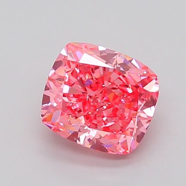 Loose Lab Diamond Cushion Modified 2.0ct Fancy Vivid Pink SI1: Loose Lab Diamond Cushion Modified 2.0ct Fancy Vivid Pink SI1 Loose Lab Diamond Cushion Modified, 2.0ct, Fancy Vivid Pink, SI1 clarity, Polish: Very Good, Symmetry: Good, Measurements: 7.45L x 6.65W x