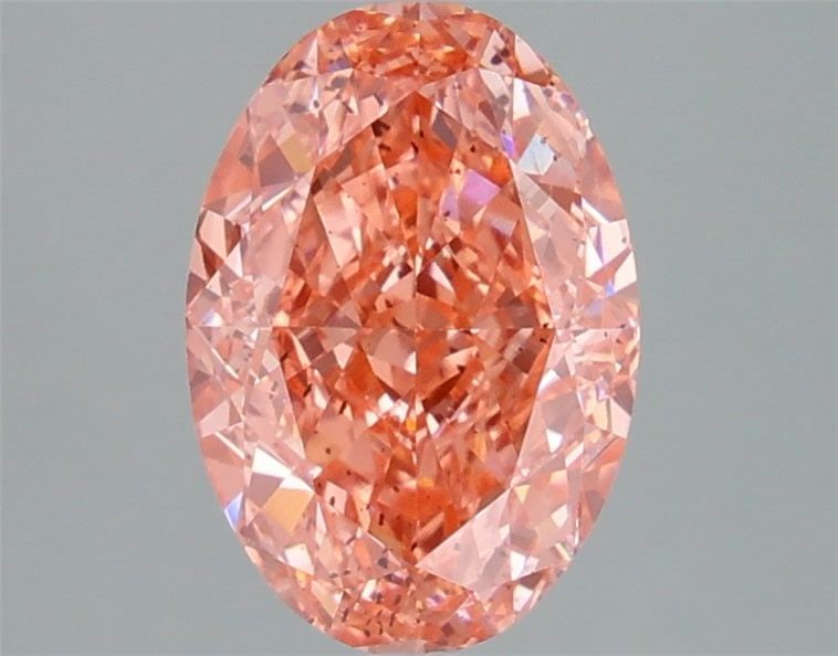 Loose Lab Diamond IGI Oval 3.11ct Fancy Vivid Pink SI1: Loose Lab Diamond IGI Oval 3.11ct Fancy Vivid Pink SI1 Loose Lab Diamond IGI Oval 3.11ct Fancy Vivid Pink SI1, features excellent polish and symmetry, measures 10.85L x 7.44W x 4.92H, certified by IGI