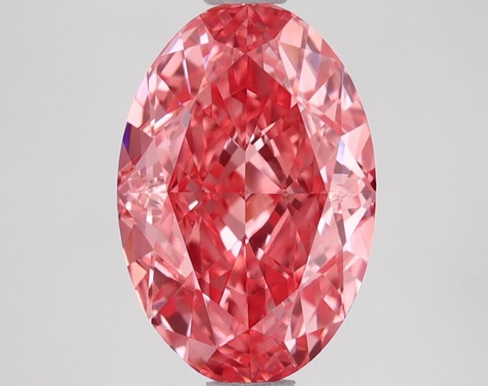 Loose Lab Diamond IGI Oval 2.54ct Fancy Vivid Pink VVS2: Loose Lab Diamond IGI Oval 2.54ct Fancy Vivid Pink VVS2 Loose lab diamond IGI certified, 2.54ct oval cut, fancy vivid pink color, clarity VVS2, measurements 10.32L x 6.93W x 4.55H. Item Specifics: Sou