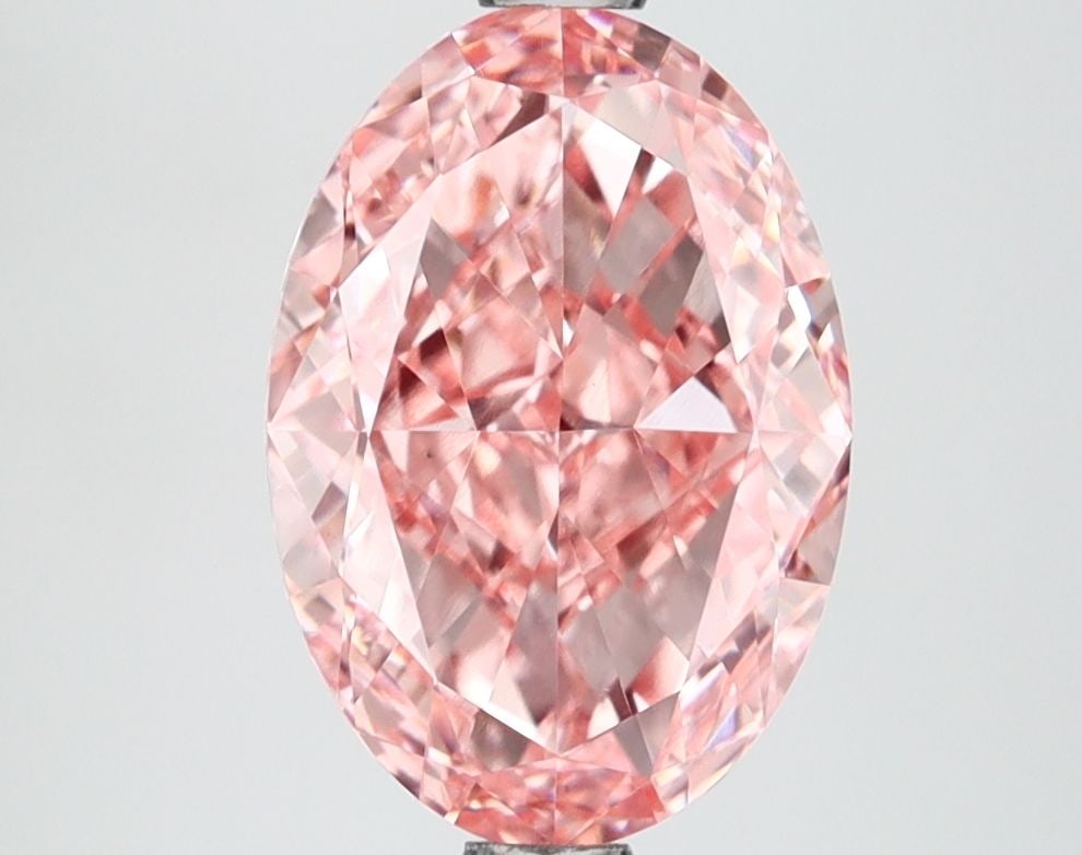 Loose Lab Diamond IGI Oval 2.86ct Fancy Vivid Pink VS1: Loose Lab Diamond IGI Oval 2.86ct Fancy Vivid Pink VS1 Loose lab diamond IGI certified, 2.86ct oval cut, fancy vivid pink color, clarity VS1, measurements 10.63L x 7.34W x 4.43H. Item Specifics: Sourc
