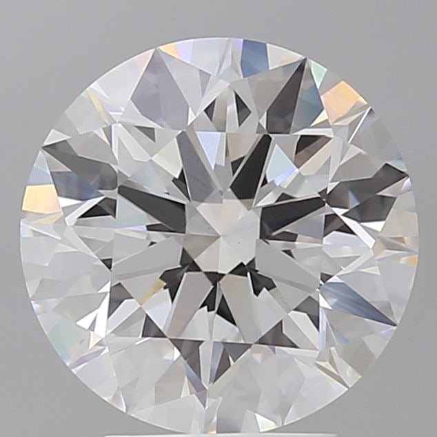 Ideal Loose Lab Diamond IGI Round 4.03ct E VVS2: Ideal Loose Lab Diamond IGI Round 4.03ct E VVS2 Ideal Loose Lab Diamond IGI Round, weighing 4.03ct, with color E and clarity VVS2, exhibiting excellent polish and symmetry. Certified by IGI, measureme
