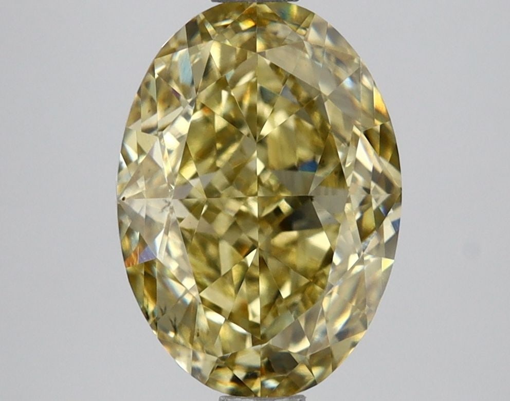 Loose Lab Diamond IGI Oval 2.54ct Fancy Intense Yellow VS1 (1 of 1)