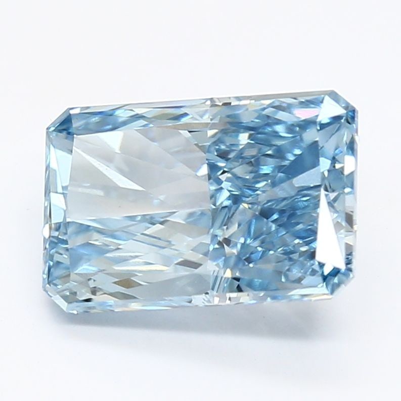 Loose Lab Diamond IGI Radiant 2.87ct Fancy Vivid Blue VVS2 (1 of 1)