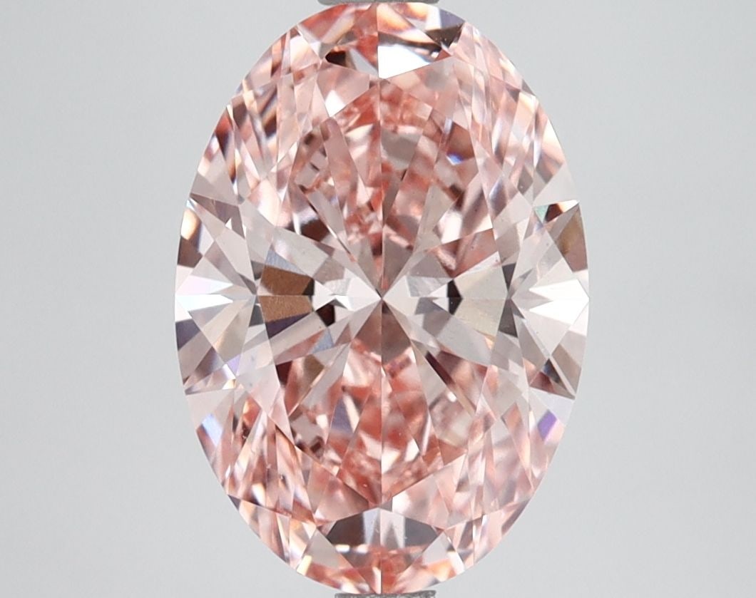 Loose Lab Diamond IGI Oval 2.74ct Fancy Intense Pink VS1: Loose Lab Diamond IGI Oval 2.74ct Fancy Intense Pink VS1 Loose Lab Diamond IGI Oval, 2.74ct, Fancy Intense Pink, Clarity VS1 with excellent polish and symmetry. Certified by IGI, measurements are 11.3