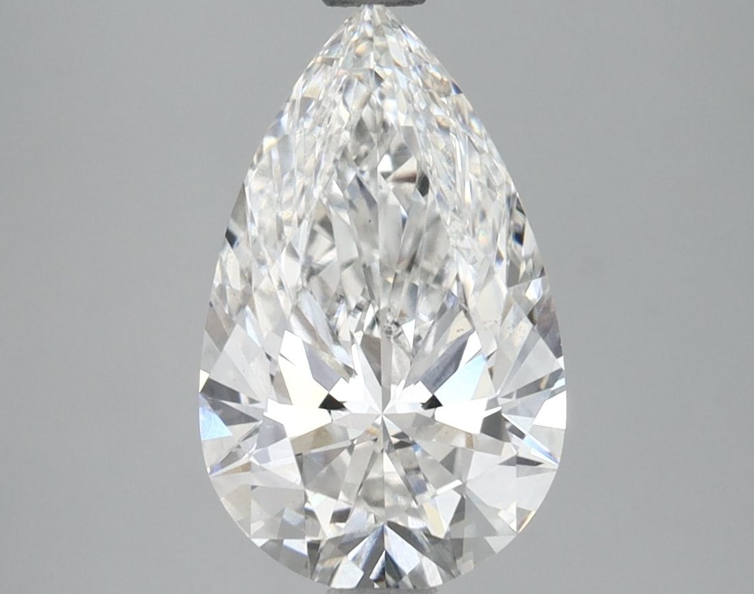 Loose Lab Diamond GIA Pear 2.51ct F VS2: Loose Lab Diamond GIA Pear 2.51ct F VS2 Loose Lab Diamond GIA Pear, 2.51ct, Color F, Clarity VS2 with excellent polish and symmetry. Certified by GIA, measurements are 12.41L x 7.59W x 4.6H. Item Spec