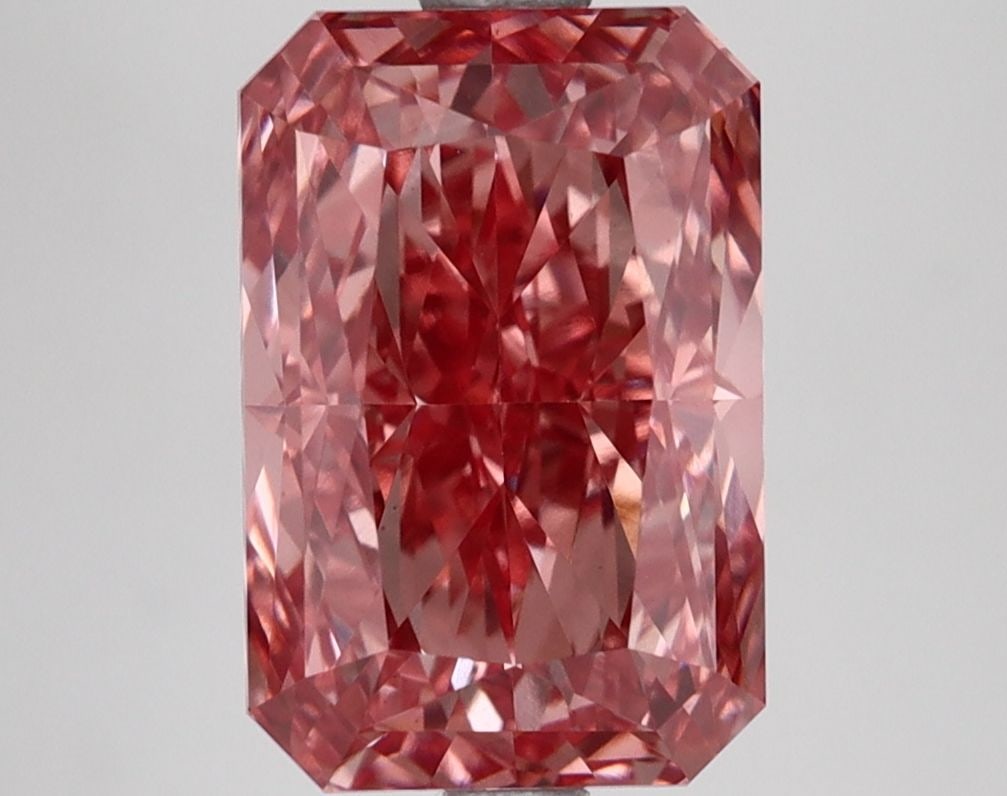 Loose Lab Diamond IGI Radiant 3.68ct Fancy Vivid Pink VS1: Loose Lab Diamond IGI Radiant 3.68ct Fancy Vivid Pink VS1 Loose Lab Diamond IGI Radiant, 3.68ct, Fancy Vivid Pink, VS1 clarity, featuring EX polish and symmetry, and measuring 10.67L X 7.12W X 4.98H.